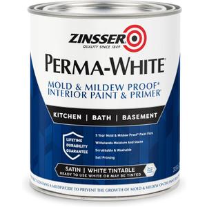 1 qt. White Satin Water Interior Paint