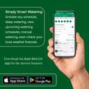Rain Bird ARC6 App-Based Indoor Smart WiFi Irrigation Sprinkler Timer/Controller, 6-Zone/Station, EPA WaterSense Certified, Compatible with Alexa, Indoor 6-Station