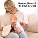 Organic Burp Cloths Baby Boy & Girl - 5-Pack Super Absorbent Cotton Burping Cloths for Babies, Soft & Plush Newborn Spit Up Rags, Infant Towels for Milk Spit Up, Unisex, Large 21" x 10" (Sweet Charm)