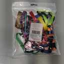 16 Pack Puppy Collars for Litter - Adjustable Breakaway Dog Snap ID Collars for Small Pets, Soft Nylon Whelping Collars, 16 Rainbow Colors (6.5-10in)