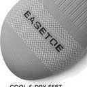 No Show Socks Women, 8 Pairs Low Cut Ankle Anti-slid Athletic Casual Invisible Liner Running Socks (Gray, S)