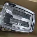 GE 2 Slice Stainless Steel Toaster, Extra Wide Slots for Toasting Bagels, Breads, Waffles & More, 7 Adjustable Shade Settings, Removable Crumb Tray, Countertop Kitchen Essentials, 850 Watts
