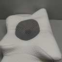 Sleep Doctor Approved Cervical Neck Pillow for Sleeping, Ergonomic Contour Side Sleeper Pillows for Adults, Cooling Orthopedic Pillow for Pain Relief Support, Memory Foam Pillows Back Stomach Sleepers (Standard, Light Grey)