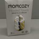 Momcozy Baby Towel with Hooded - Ultra Soft & Absorbent Large Bath Towel Set for Comfort & Gentle on Baby's Skin - Med Thick& Durable -Shower Gift & Bath Essential for Newborn, Infant, Toddler