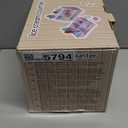 Wooden Ice Cream Set Counter Toy for Toddlers, Wooden Play Food Kitchen Accessories, Pretend Play Ice Cream Shop Toys for Kids Ages 3+, Play Store with Fake Money & Coin