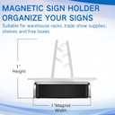 Thyle 200 Pack Magnetic Sign Holder Grip Holder, Powerful Magnet