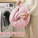 3 ft Bean Bag Chair Cover (No Filler) 35"43" Large Stuffed Animal Storage Bean Bag Washable Big Beanbag Chair Cover Premium Corduroy Stuffable Bean Bag Cover for Adults,Kids,Pink 300L