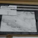 KOKOSIRI Towel Rack Free Standing Brushed Nickel 2-Tier Towel Holder for Bathroom Floor Stand with Heavy Marble Base Thicken Steady Design Stainless Steel THS0005-BR