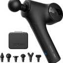 opove Apex Massage Gun Deep Tissue 14.5mm Percussion Fascia Muscle Massager for Athletes Workout Pain Relief Recovery Relaxation, Professional Therapist Choice, Ergonomic for Effortless to Use (Black)