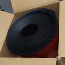 Floor Transition Strip 2" Self Adhesive Flat Vinyl Flooring Transitions Strip with Strong Backing (5cm, 10FT, Black)