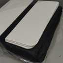 URPOWER Backseat Extender for Dogs - Hard Bottom Dog Car Seat Cover for Back Seat, Dog Hammock for Car and SUV, Pet Rear Seat Protector Dogs Travel Bed with Mesh Window & Side Flaps (Medium - For Most Sedans & SUVs, All Black)