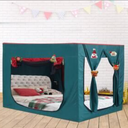 DOLEMODUO Bed Tent, Breathable Blackout Twin Bed Canopy, Sleeping Tents Dream Ten with Three Doors to Create Private Apace forKids and Adults