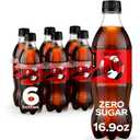 Coke Zero Sugar Diet Soda Soft Drink, 16.9 fl oz, 6 Pack,  BB FEB 02/26