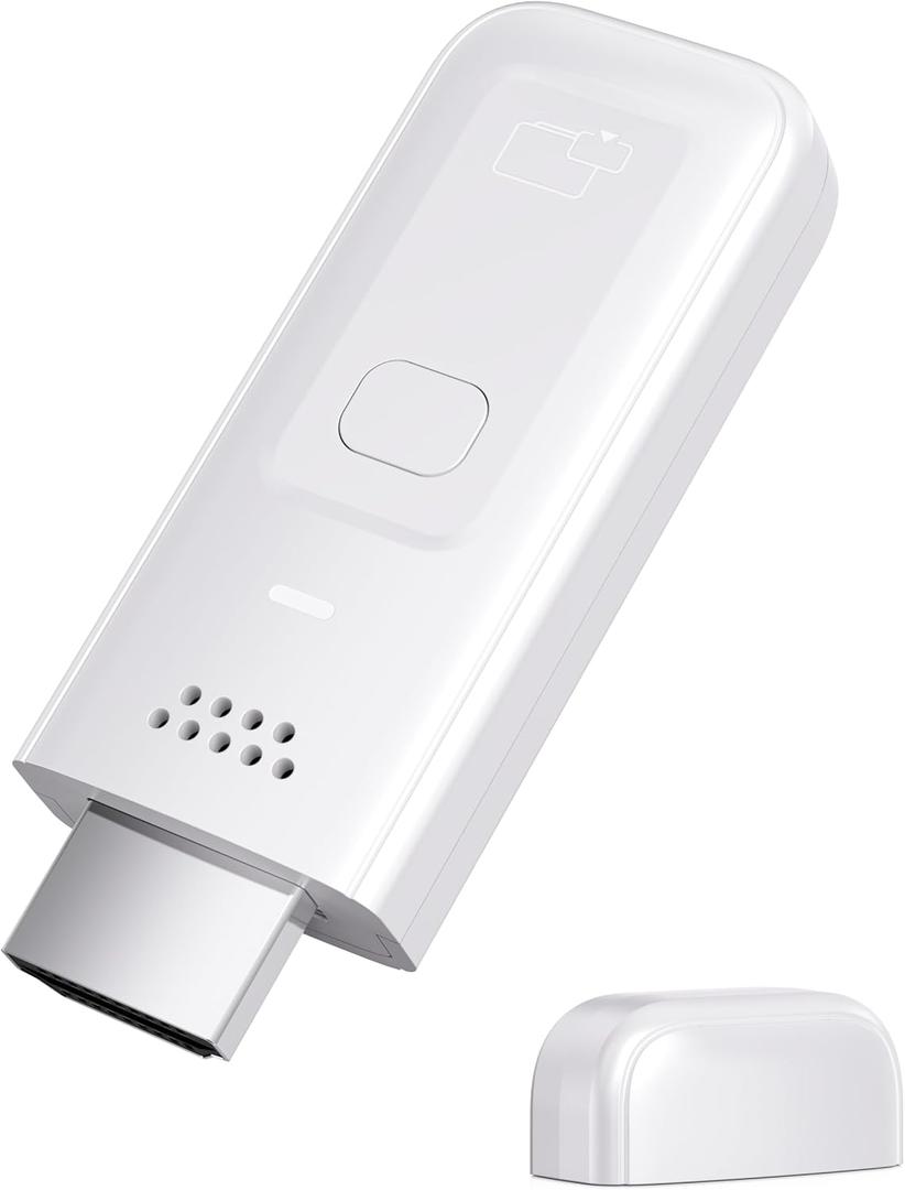 Wireless HDMI Display Dongle Adapter, 4K Decode 1080P@60Hz HDMI Wireless Plug & Play Extender for Smartphone Laptop to TV/ Monitor/ Projector, Support Airplay & Miracast, for Conference Room