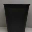 Rubbermaid Commercial Wastebasket Trash Container, 41QT/10.25 GAL, Plastic, Black, Stackable Trash Can for Bedroom/Bathroom/Office, Fits Under Desk/Sink/Cabinet