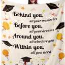 Dorm Room Essentials for Girls Guys, School Supplies, Back to School Blanket Gifts for Kids Students, Dorm Essentials, High School College Graduation Blanket for Her Him, Soft Throw Blanket 50"x60"