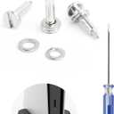 3PCS for PS5 Base Stand Screws for PlayStation 5 PS5 Vertical Fixing Screw Replacement Console Bottom Holder with Repair Tools