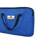 Zampa Dog Playpen Medium 45"x45"x24" Pop Up Portable Playpen for Dogs and Cat, Foldable | Indoor/Outdoor Pen & Travel Pet Carrier + Carrying Case. (Blue)