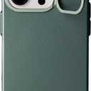 TORRAS Slim Fit Magnetic Stand for iPhone 15 Pro Case, Fit for MagSafe, Camera Kickstand, Ultra Thin Anti-Scratch Protective Matte for iPhone 15 Pro Phone Case 6.1'', Green Titanium