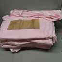 REWOMC 10 Pack Pink Round Tablecloths - 120 Inch, Polyester Table Cover for Round Table, Stain and Wrinkle Resistant Washable Fabric Table Cloth, Polyester Tablecloth for Wedding Banquet Parties