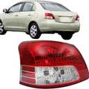 LH Driver Side Tail Light Replacement for Toyota Yaris Sedan 2007-2012 Tail Lamp 8156152550 TO2818133