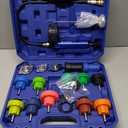 Orion Motor Tech Coolant Pressure Tester Kit, 26pc Coolant Vacuum Refill Kit with 18 Radiator Adapters, Radiator Cooling System Pressure Tester & Filler Kit with Vacuum Pump Vacuum Purge & Refill Tool