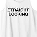 Straight Looking Tank Top (White, S)