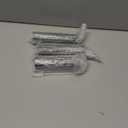 6 Pack 30ml/1oz Plastic Airless Lotion Sample Jars Plastic Vacuum Pump Bottles Refillable Cosmetic Containers for Cream,Essential Oil,Liquid Foundation,Essence,Gel,Moisturiser