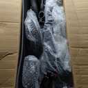 Foldable Rollator Walkers with Seat for Seniors, 450 lb Capacity, 8'' Wheels, 18" Big Seat, 6-Position Height, Heavy-Duty Aluminum Rolling Walker (Grey)