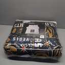 FOCO Vegas Golden Knights NHL Team Color Bed in a Bag Comforter Bedding 5 Piece Set - Twin