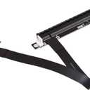 Cablecc PCI-E Gen3.0 1x to 16x Riser Cable 30cm PCI-Express PCI-E X16 Extender Right Angled Elbow Design (0.3M)