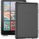 Clear Case for Kindle Paperwhite 12th Gen 2024 (7") & Kindle Colorsoft Signature Edition (7"), Lainergie Ultra Slim Anti-Yellow TPU + Frosted PC Back Scratch-Proof Cover, Not for Sony Nokia, Clear