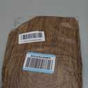 Round Vinyl Fitted Tablecloth with Flannel Backing Elastic Edge Design Table Cover Waterproof Oil-Proof PVC Table Cloth Stain-Resistant Wipeable for 37"-44" Round Table (Wood Grain)