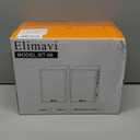 Elimavi Powered Bookshelf Speakers 35W RMS,Record Player Speakers with 4'' Woofer and 1'' Tweeters with Wall Mounted for TV and PC,Turntable Speaker with RCA Input,Black