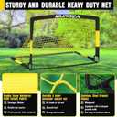 Soccer Goal, Kids Soccer Goals for Backyard Set, 2 Pack of Portable Pop Up Soccer Net with Soccer Ball, Cones, Complete Training Equipment for Youth, Toddler Outdoor Sports Games