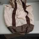 Dalykate Backpack Laundry Bag, 115L Large Hamper with Shoulder Straps, Drawstring Closure, Mesh Pocket, Khaki