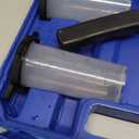 23PCS Handheld Vacuum Pump Tester Brake Bleeder Kit Brake System Bleeding Tools with Adapters and 2 Reservoir Bottles Automotive Brake for Car Truck Motorcycle (Blue)