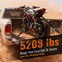 4 Pack Ratchet Straps,Heavy Duty Powersports Tie Downs Load Straps,5208lbs Break Strength 1.5in x 15ft with Safety S Hooks and Soft Loops for Motorcycle Truck Cargo Roof Rack,Break Strength, Black