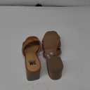 Women's SM New York Heeled Mule in Tan 10
