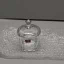 Glass Sugar Bowl with Lid - 8oz/240ml Airtight Candy Dish | Elegant Kitchen Countertop Storage for Sugar, Sweets, Snacks & Coffee Pods, Clear Glass Container for Pantry, Dining Table Decor