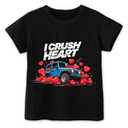 Girls Valentines Day Shirt Toddler Boys Valentine's Shirts for Kids, 2-22T, Short-Sleeve, Love Graphic
(3-4T, Be Mine)