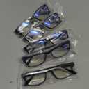 Gaoye Professional Reading Glasses for All Day - Computer Readers with Blue Light Protection - Value Pack (B1-5 Pack Light Black)