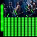 60Pcs LED Glow Foam Sticks Bulk,Light Up Glow Sticks with 3 Flashing Modes,Green Glow Wands Party Pack,Glow In The Dark Party Supplies for Halloween,Christmas,St.Patrick,Easter,Birthday