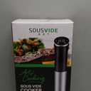 SOUSVIDE ART Sous Vide Immersion Cooker Kit - Machine with Digital Timer, Temp Control, 30 Bags, Vacuum Pump, Suvee Cooker Gift for Chefs
