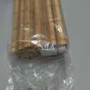 LazBlinds No Drill Cordless Bamboo Roman Shades, Light Filtering Blinds for Indoor Windows, Roll Up Bamboo Blinds for Home, 32" W x 64" H, Star-Brown