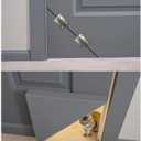 Cat Door, Adjustable Cat Door Hinge Kit (Left & Right Hand) - Fits Hollow Doors and Solid Interior Doors EasyInstallation Kitty Door
