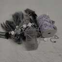 JESTOP Halloween Decorations Outdoor Spider Web with 180 Purple LED Lights, 16.4FT Giant Spiderweb Light - 8 Lighting Modes, Waterproof Huge Halloween Garden Decor Gift for Yard Outside