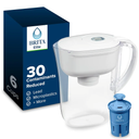 Brita Water Pitcher, Metro Elite Filter, Removes 99% of Lead, Includes 1 Filter, 6 Cup Capacity, White