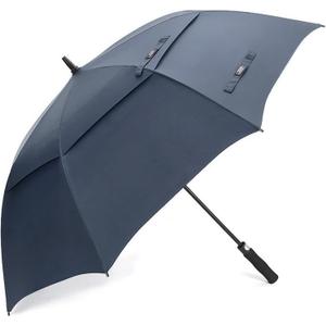 G4Free 47/54/62/68/72 Inch Automatic Open Golf Umbrella Oversize Extra Large Double Canopy Vented Windproof Waterproof Stick Umbrellas