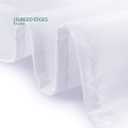 Surmente White Tablecloth for Round Tables, 108-inch Round Table Cloths for Weddings, Banquets, or Restaurants